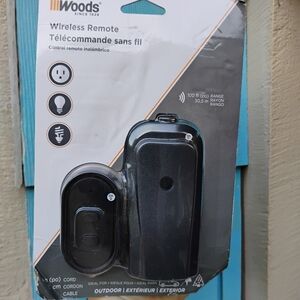 NIB- Woods Wireless Remote with 100 ft range.   D10​